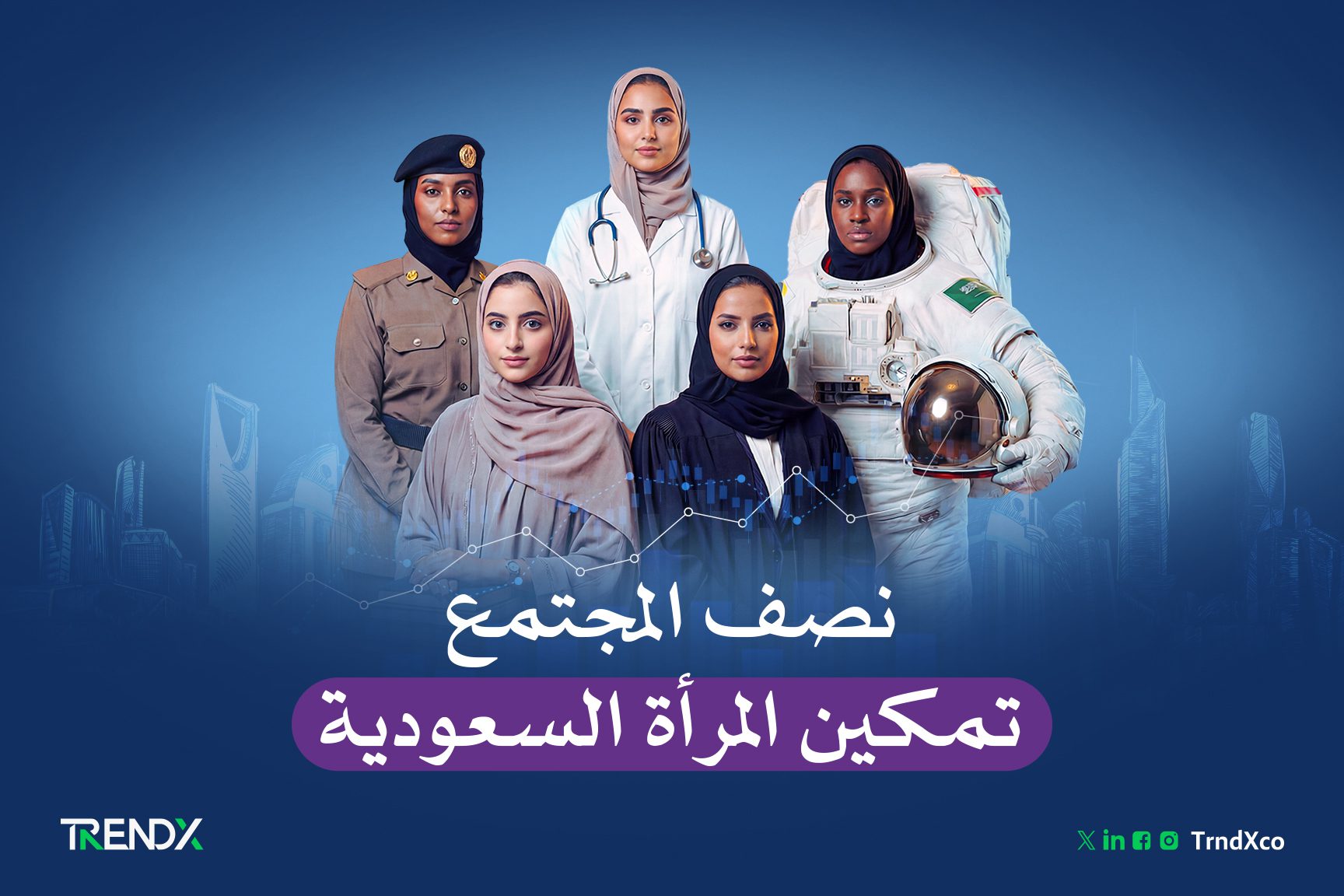 تمكين المرأة السعودية.. أرقام تروي مسيرة نجاح مستمرة